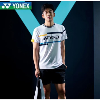 ใหม่ Yonex ชุดกีฬา เสื้อกีฬาแบดมินตัน ดูดซับเหงื่อ แห้งเร็ว ระบายอากาศ ใส่สบาย สไตล์เกาหลีใต้ เหมาะกับฤดูร้อน สําหรับผู้ชาย และผู้หญิง 2023