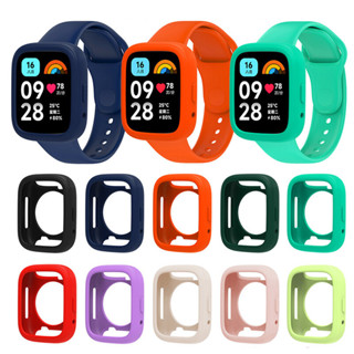 เคสซิลิโคนนิ่ม ป้องกันหน้าจอ สําหรับ Xiaomi Redmi Watch 3 Active SmartWatchRedmi Watch 3 Lite