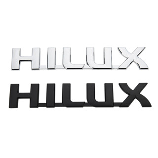 ABS HILUX ป้ายโลโก้ 3D โลโก้ติดรถยนต์หน้าหลัง สำหรับตกแต่งรถยนต์ สติ๊กเกอร์ติดรถ TOYOTA