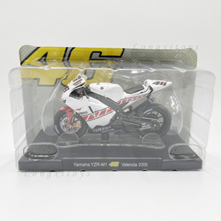 โมเดลรถมอเตอร์ไซค์ 1:18 Diecast Yamaha YZR-M1 Valencia 2005 Philip lsland 2007 ของเล่นสําหรับเด็ก