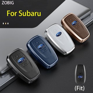 Zobig เคสกุญแจรีโมตรถยนต์ อะลูมิเนียมอัลลอย สําหรับ Subaru Key fob Subaru Forester CrossTrek Outback WRX Ascent BRZ Impreza Legacy