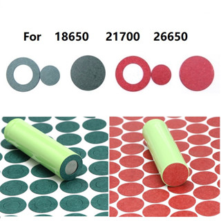 100/300Pcs 18650 21700 26650 Li-ion Battery Insulation Gasket Pack Cell Barley Adhesive Paper Electrode Insulated Tool ปะเก็นฉนวนกันความร้อนแบตเตอรี่ลิเธียมไอออน