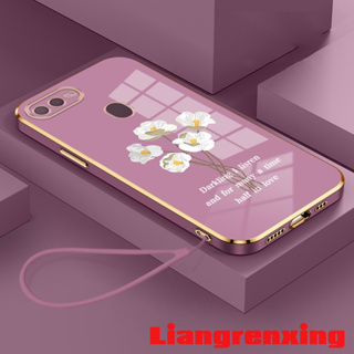 เคสซิลิโคนนิ่ม ลายดอกไม้ กันกระแทก สําหรับ OPPO a5s OPPO a12 OPPO a7 OPPO a3s OPPO a12e OPPO F9 DDBH01