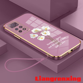 เคสโทรศัพท์มือถือ ซิลิโคนนิ่ม กันกระแทก ลายดอกไม้ สําหรับ redmi note 11 4g xiaomi redmi note 11s redmi note 11 pro 5g DDBH01