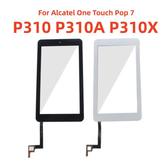 แผงกระจกหน้าจอสัมผัสดิจิทัล 7.0 นิ้ว สําหรับ Alcatel One Touch Pop 7 P310 P310A P310X