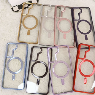 Casetify เคสโทรศัพท์มือถือ TPU แบบใส ชุบไฟฟ้า กันกระแทก สําหรับ Samsung Galaxy S23 Ultra S22 S21 Plus