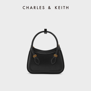 Charles&amp;keith Bonnie กระเป๋าโท้ท ทรงโค้ง