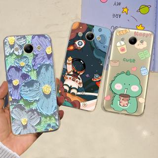 เคสโทรศัพท์มือถือ TPU ลายดอกไม้อวกาศ สําหรับ Huawei Y3 2017 2018 Y 3 2018 CRO-L02 CRO-L22 CAG-L22