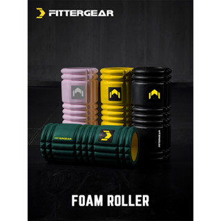 Fittergear ลูกกลิ้งโฟม แบบกลวง สําหรับนวดผ่อนคลายกล้ามเนื้อ น่อง ฟิตเนส โยคะ