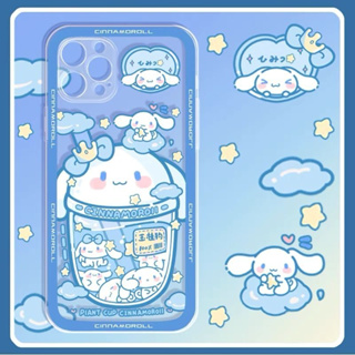 เคสโทรศัพท์มือถือ TPU ใส แบบนิ่ม ลายการ์ตูน Cinnamoroll สําหรับ IPhone 14 13 12 11 Pro Max 14 Plus 13 12 Mini 6 6s 7 8 Plus XR X XS Max