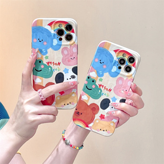 2 in 1 เคสโทรศัพท์มือถือ TPU แบบนิ่ม ฟิล์มจับจีบ สําหรับ iphone Case 14 Pro Max 13 Pro Max 12 Pro Max