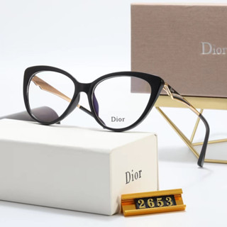 ใหม่ Dior แว่นตากันแดด เลนส์กระจกแบน ทรงแคทอาย หรูหรา เหมาะกับการขับขี่ กลางแจ้ง แฟชั่นคลาสสิก สําหรับผู้ชาย และผู้หญิง uv400