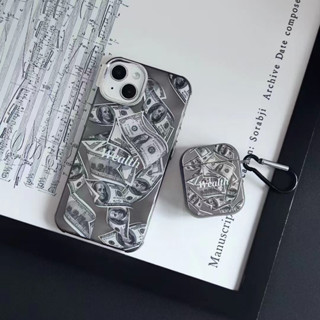 เคสซิลิโคน ชุบเงิน สําหรับ Airpods 1 2 Apple 14 iPhone 14 promax Airpods Pro 2 13 Premium 12 11