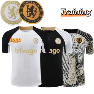 เสื้อกีฬาแขนสั้น ลายทีมชาติฟุตบอล Chelsea 23-24 24-48 ชั่วโมง ไซซ์ S-2XL