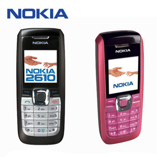 ของแท้ 100% Nokia 2610 โทรศัพท์มือถือปลดล็อกพื้นฐาน 2G GSM