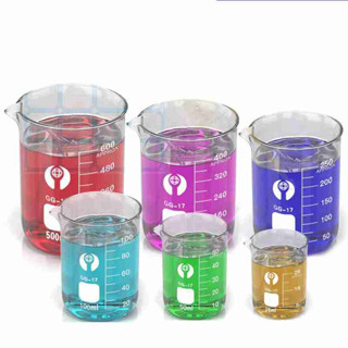 Borosilicate บีกเกอร์แก้ว ทนความร้อนสูง 25-1000 มล. สําหรับห้องทดลอง บ้าน โรงเรียน