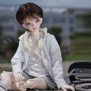 Shuga Fairy 1/4 Liver BJD ตุ๊กตาเด็กผู้ชาย สไตล์สปอร์ต สําหรับฟังเพลง ของขวัญ