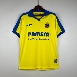 เสื้อกีฬาแขนสั้น ลายทีมชาติฟุตบอล Villarreal CF 100th Anniversary Version 2023-24