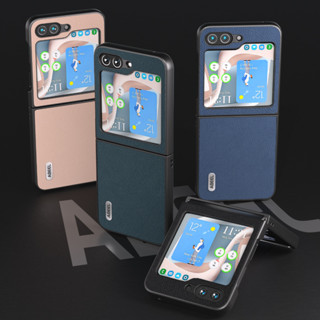 เคสโทรศัพท์หนังวัว แบบฝาพับ บางพิเศษ สําหรับ Samsung Galaxy Z FLIP 5 4 3 flip3 flip4 Flip5