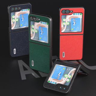 เคสโทรศัพท์หนังวัว แบบฝาพับ บางพิเศษ สําหรับ Samsung Galaxy Z FLIP 4 3 5 flip3 flip4 Flip5