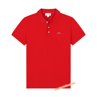 Lacoste เสื้อโปโล แขนสั้น แฟชั่น สําหรับผู้ชาย  เสื้อคอปกปัก POLO เสื้อโปโลแขนสั้น