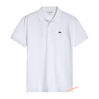 Lacoste เสื้อโปโล แขนสั้น แฟชั่น สําหรับผู้ชาย