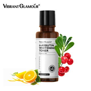 VIBRANT GLAMOUR FDA α-Arbutin โทนเนอร์ไนอะซินาไมด์ ไวท์เทนนิ่ง ลดจุดด่างดํา กระ จุดด่างดํา ผิวหน้า ชุ่มชื้น 100 มล.