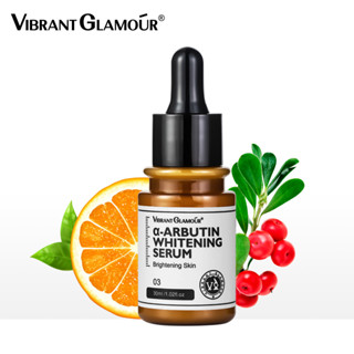 VIBRANT GLAMOUR FDA α-Arbutin เซรั่มไวท์เทนนิ่งลดจุดด่างดําจุดด่างดํา 30มล.