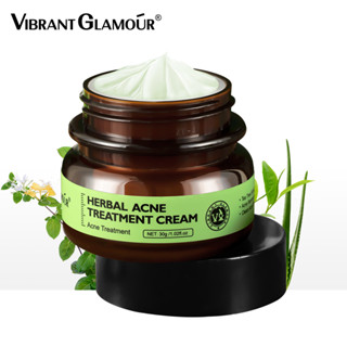 VIBRANT GLAMOUR FDA ครีมสมุนไพร รักษาสิว ชา ต้นไม้ น้ํามัน กําจัดสิว มอยส์เจอร์ไรเซอร์ ครีมป้องกันสิว สิว รอยแผลเป็นจากสิว จุดด่างดํา ดูแลผิวหน้า 30 กรัม