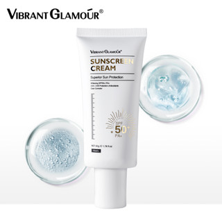 VIBRANT GLAMOUR FDA ครีมกันแดด ไวท์เทนนิ่ง SPF50+ UVA/UVB ปกป้องผิว ต่อต้านริ้วรอย 50 กรัม