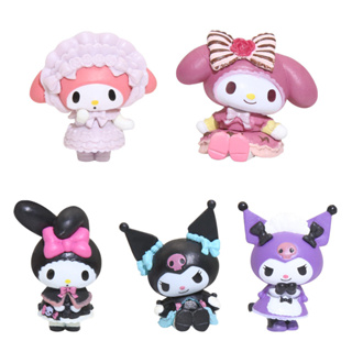 ตุ๊กตาฟิกเกอร์ Kuromi My Melody Sanrio ขนาดเล็ก ของเล่นสําหรับเด็ก