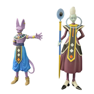 ตุ๊กตาฟิกเกอร์ Dragon Ball Z Beerus Whis Action Figure DBZ Uisu ของเล่นสะสม สําหรับเด็ก