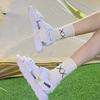 Puma RS Velcro Lite รองเท้าแตะลําลอง น้ําหนักเบา ใส่สบาย สําหรับผู้ชาย ผู้หญิง เหมาะกับการเล่นกีฬา ในร่ม กลางแจ้ง สีขาว