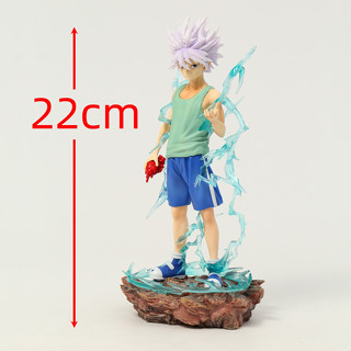 ฟิกเกอร์ PVC อนิเมะ Hunter x Hunter Killua Zoldyck ขนาด 8.6 นิ้ว ไม่มีกล่อง