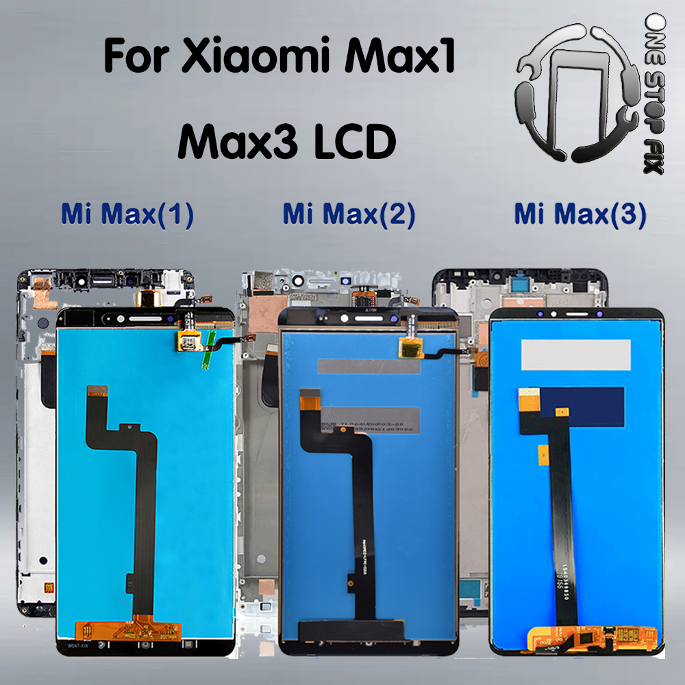 หน้าจอสัมผัส LCD พร้อมกรอบ สําหรับ XiaoMi Mi Max1 Max 3 XiaoMi Max1 Max3
