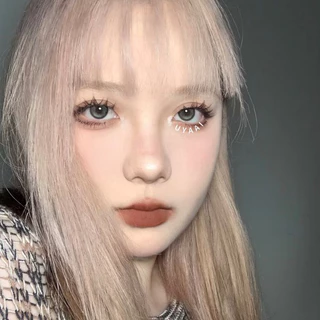 UYAAI คอนแทคเลนส์ สีเทา เลนส์นิ่ม คอนแทคเลนส์จีน เสี้ยวมูน 14.2 มม.