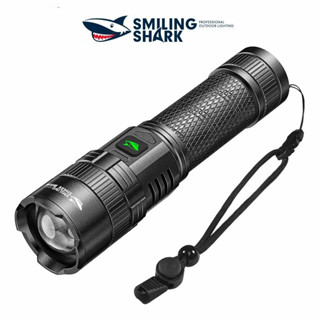 Smilingshark SD0138 ไฟฉาย Led 8400 ลูเมน 26650 ซูมได้ กันน้ํา ชาร์จ USB สําหรับตั้งแคมป์ เดินป่า ตกปลา ล่าสัตว์