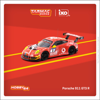 โมเดลรถยนต์ Tarmac Works 1: 64 Porsche 911 GT3 R T64-032-18NUR02 โลหะผสม