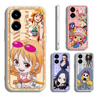 เคส VIVO Y22 Y22S Y77 Y76 Y72 Y52 Y35 Y31 Y51 Y53S Y50 Y30 Y30I Y55 Y75 Y91 Y95 Y91I Y91C Y1S 1820 1811 1816 V2124 4G 5G V2166BA โทรศัพท์มือถือแบบนิ่ม ลายวันพีซ นามิ โรบิน สําหรับ