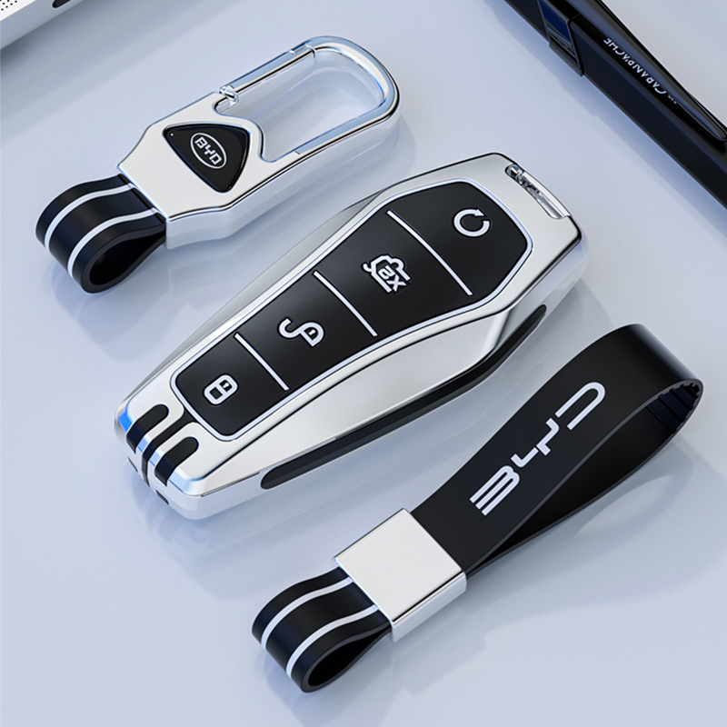พวงกุญแจรถ เคสกุญสำหรับรถ BYD ATTO 3 / Dolphin / บีวายดี รถEV เคสกุญแจเหมาะสำหรับ BYD atto 3 byd dol
