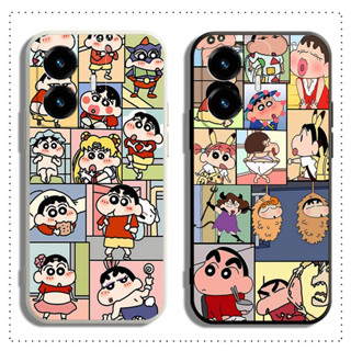 เคสโทรศัพท์มือถือแบบนิ่ม ลายการ์ตูนชินจัง สําหรับ VIVO Y36 Y16 Y02S Y33 Y33T T1X Y21 Y21S Y21T Y20 Y20S Y20SG Y20I Y19 Y15A Y15S Y01 Y01A Y12 Y15 Y17 Y11 Y02 Y02A V2247 1915 1901 1902