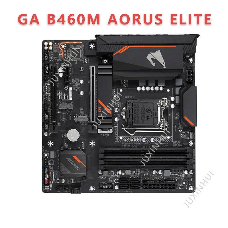 Gigabyte GA B460M AORUS PRO Micro-ATX Intel B460 DDR4 M.2 128G รองรับ 10 gen LGA 1200 CPU ถอดชิ้นส่ว