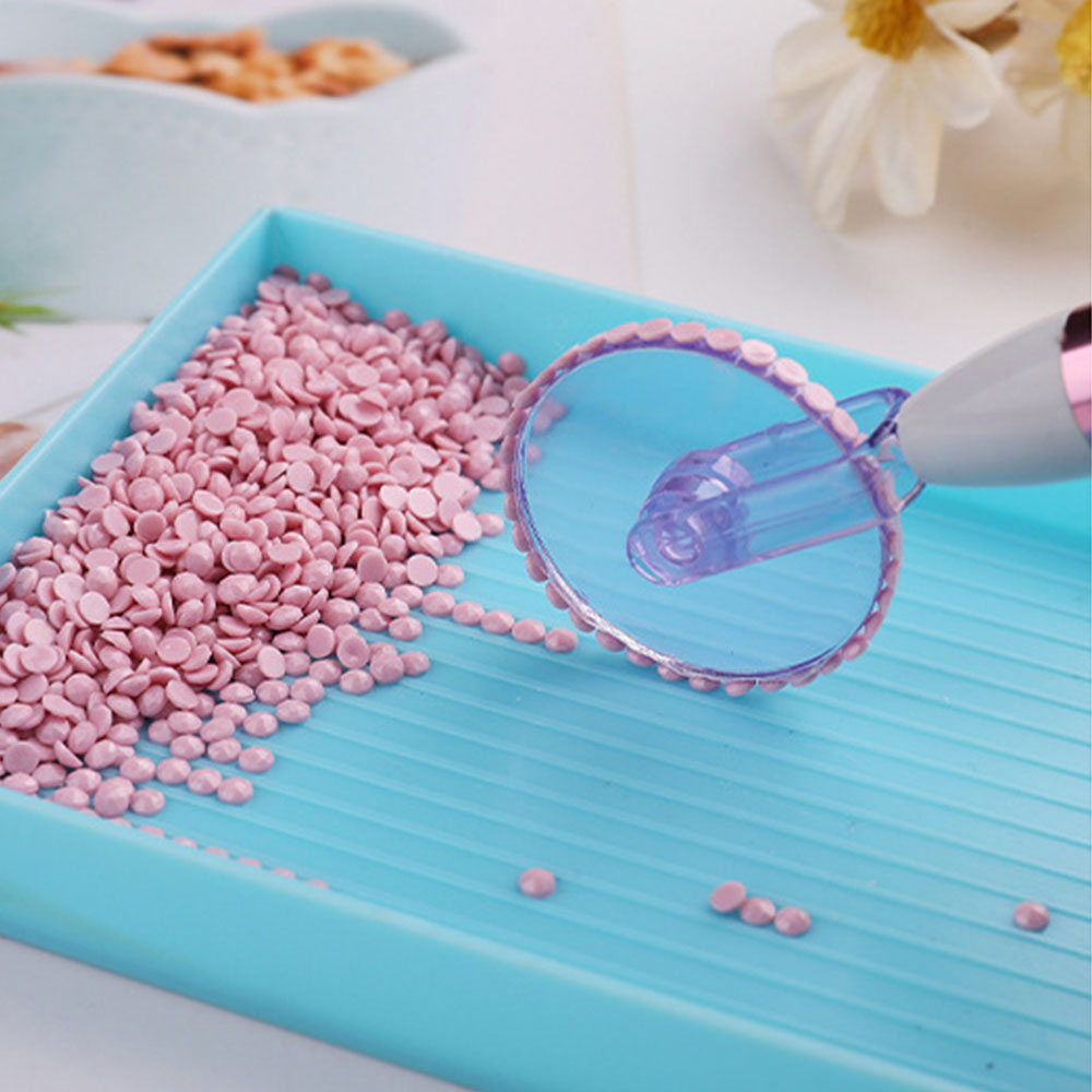 6PCS ภาพวาดเพชรเจาะปากกาล้อง่าย 5D ภาพวาดเพชร Cross Stitch Fast Roller หยิบล้อเคล็ดลับภาพวาดเครื่องม