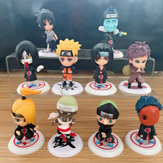 โมเดลฟิกเกอร์ PVC อนิเมะนารูโตะ Shippuden Uchiha Itachi Sasuke Pain Kakashi ขนาด 6 ซม.-17 ซม. สําหรับตกแต่ง 12 ชิ้น 9 ชิ้น