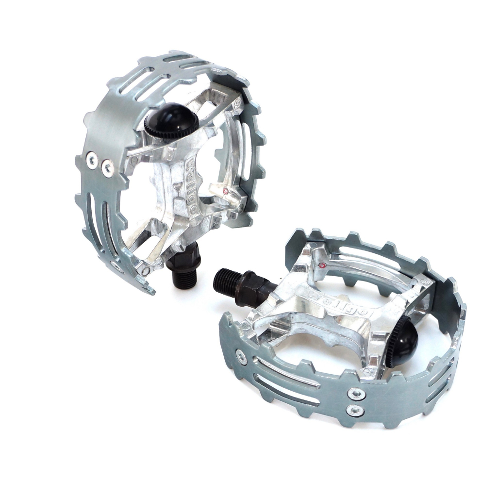 Wellgo Old school BMX XC-II ที่เหยียบเท้าจักรยาน 1/2 นิ้ว 9/16 นิ้ว สีม่วง แดง น้ําเงิน เงิน สําหรับรถจักรยานเสือภูเขา BMX Vig 1/2 นิ้ว 9/16 นิ้ว - รูปที่ 2