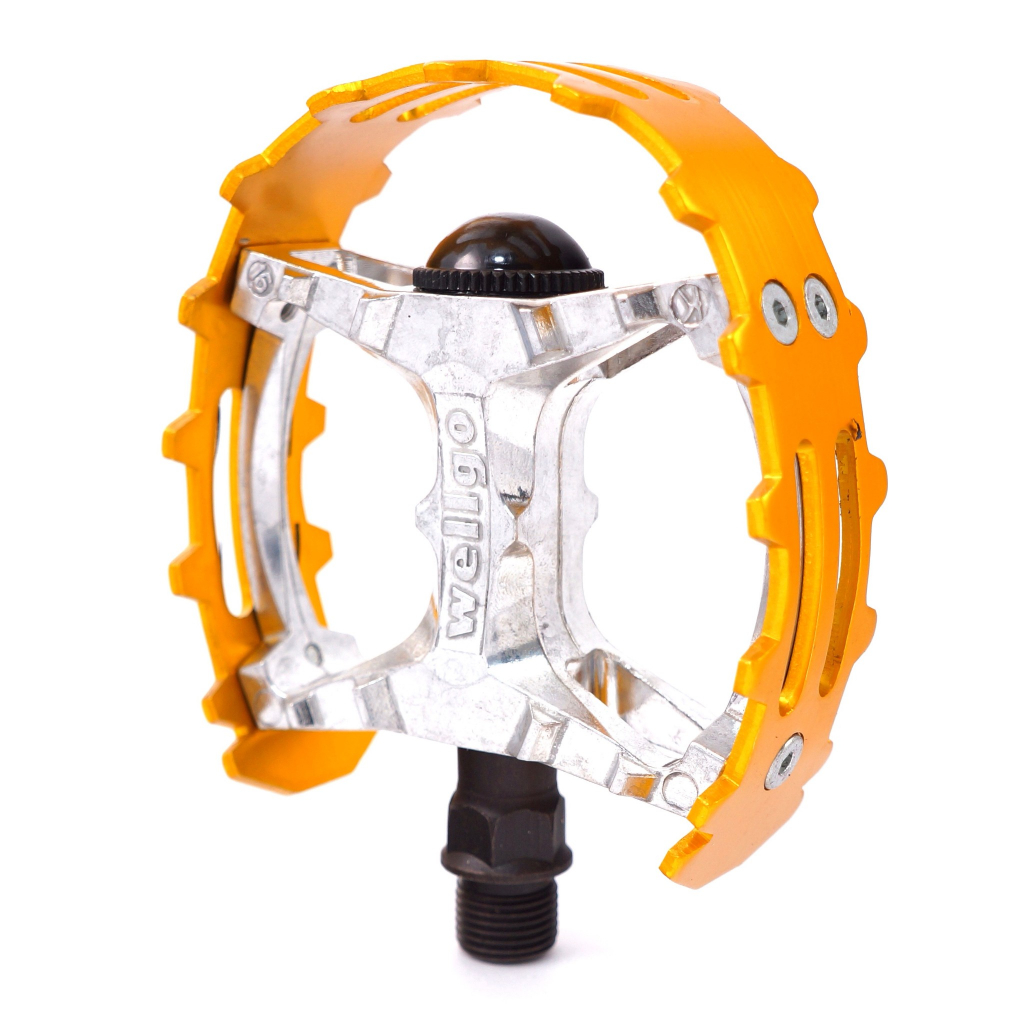 Wellgo Old school BMX XC-II ที่เหยียบเท้าจักรยาน 1/2 นิ้ว 9/16 นิ้ว สีม่วง แดง น้ําเงิน เงิน สําหรับรถจักรยานเสือภูเขา BMX Vig 1/2 นิ้ว 9/16 นิ้ว - รูปที่ 5