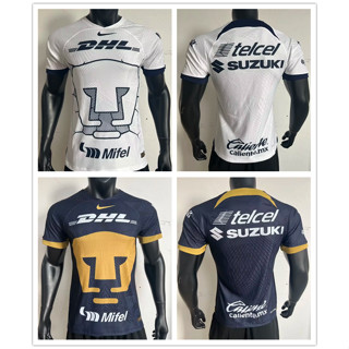 เสื้อกีฬาแขนสั้น ลายทีมชาติฟุตบอล Pumas UNAM 2023 2024 ชุดเหย้า เยือน