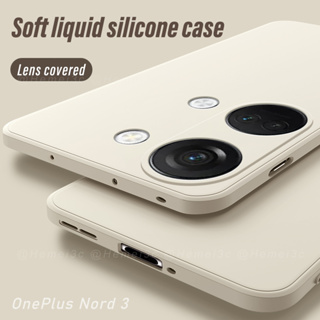 สําหรับ OnePlus Nord 3 5G เคสโทรศัพท์ TPU นิ่ม ทรงสี่เหลี่ยม ด้านข้าง