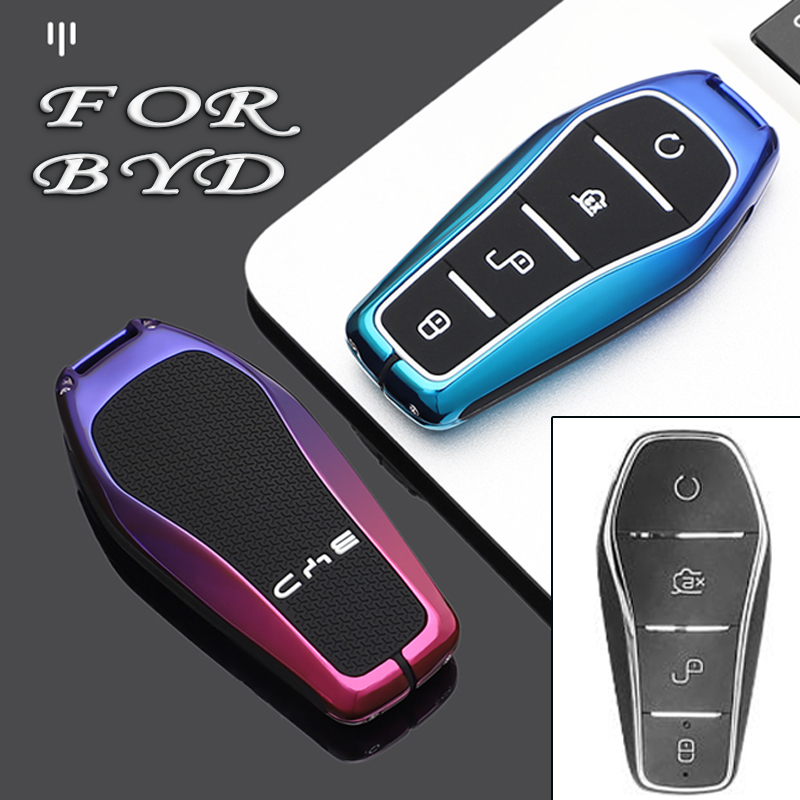 พวงกุญแจรถ เคสกุญสำหรับรถ BYD ATTO 3 / Dolphin / บีวายดี รถEV เคสกุญแจเหมาะสำหรับ BYD atto 3 byd dol