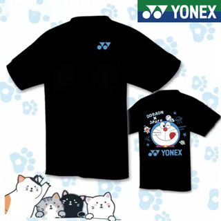 Yonex ใหม่ เสื้อกีฬาแบดมิงตัน แขนสั้น แบบแห้งเร็ว สําหรับผู้ชาย และผู้หญิง 2023